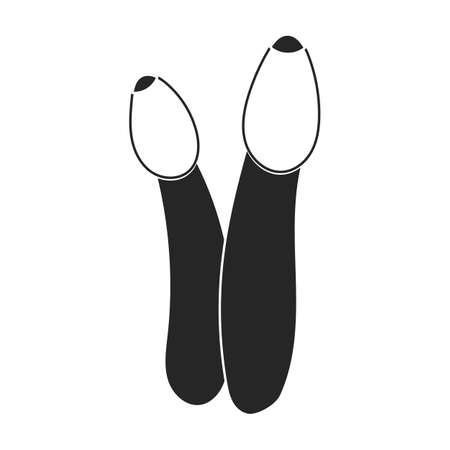 Amanita vector icon.Black vector icon isolated on white background amanita.のイラスト素材