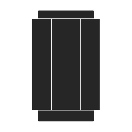 Trash box vector icon.Cartoon vector icon isolated on white background trash box.のイラスト素材