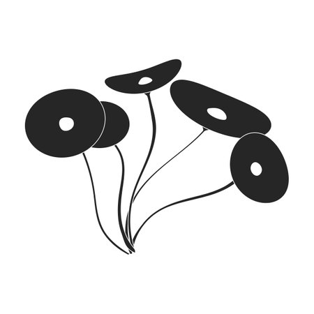 Seaweed vector icon.Black vector icon isolated on white background seaweed.のイラスト素材