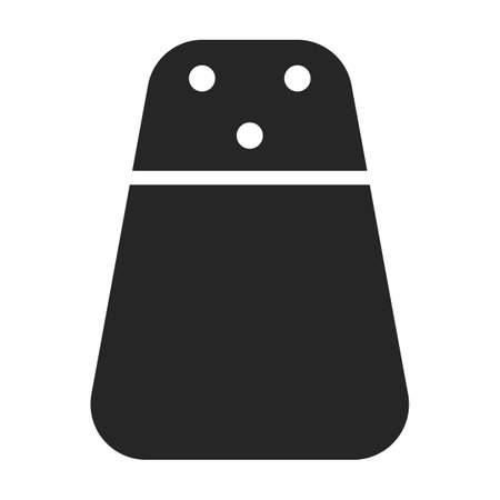 Salt shaker,vector outline icon. Vector illustration kitchenware on white background. Isolated outline illustration logo of salt shaker, .のイラスト素材