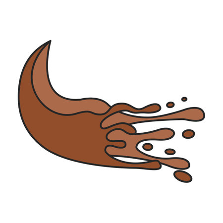 Splash vector icon.Color vector logo isolated on white background splash .のイラスト素材