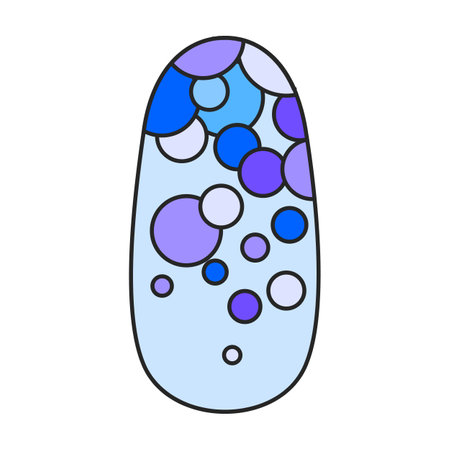 Nail of manicure vector icon.Color vector logo isolated on white background nail of manicure.のイラスト素材