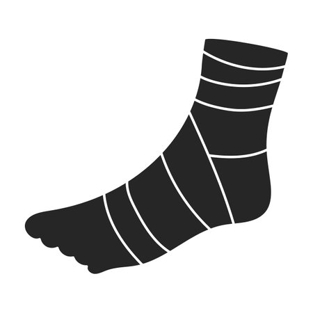 Bandage vector cartoon logo. Vector illustration band on white background. Isolated cartoon illustration icon of bandage.のイラスト素材