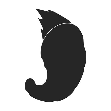 Plankton vector icon.Black vector logo isolated on white background plankton.のイラスト素材