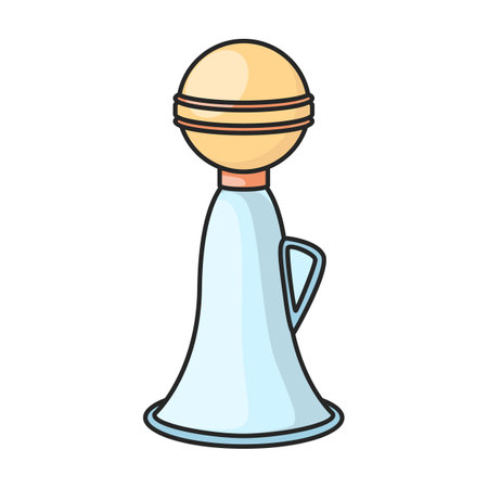 Breast pump vector icon.Color vector logo isolated on white background breast pump.のイラスト素材