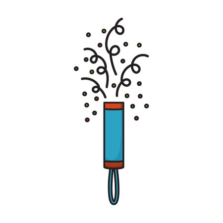 Christmas firework vector icon.Color vector logo isolated on white background christmas firework.のイラスト素材