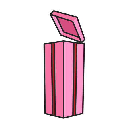 Gift box vector icon.Color vector logo isolated on white background gift box .のイラスト素材