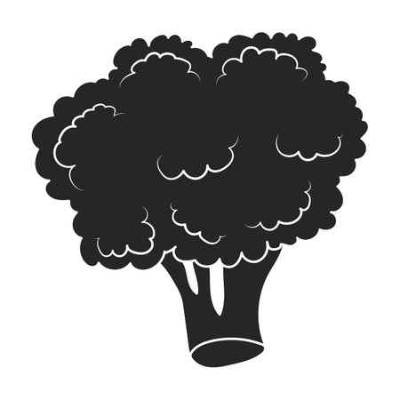 Broccoli vector icon.のイラスト素材