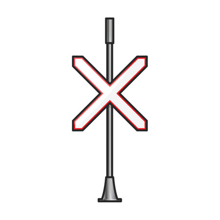 Road sign vector iconのイラスト素材