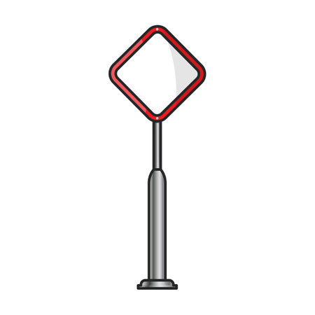 Road sign vector iconのイラスト素材