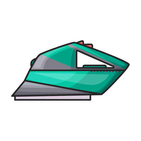 Electric iron vectorのイラスト素材