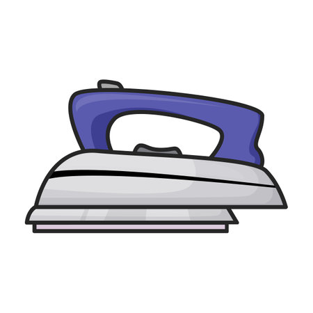 Electric iron vectorのイラスト素材