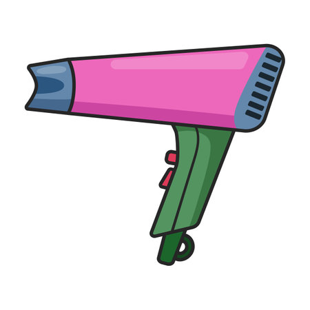 Hair dryer vector iconのイラスト素材
