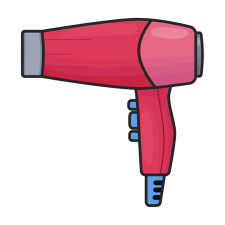Hair dryer vector iconcのイラスト素材