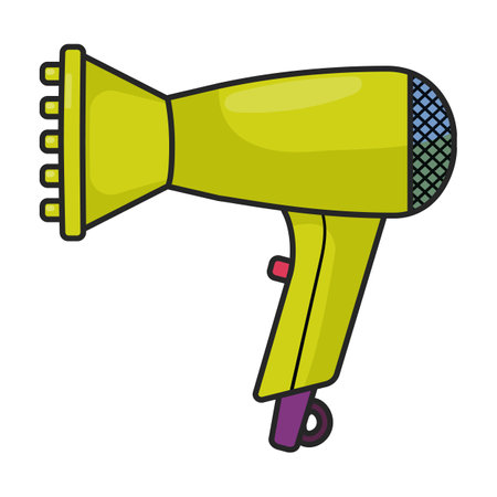 Hair dryer vector iconcのイラスト素材