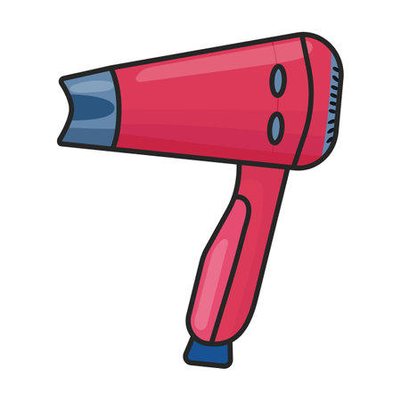 Hair dryer vector iconcのイラスト素材