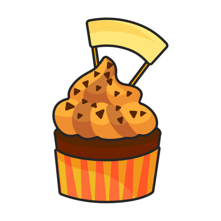 Cupcake vector iconcのイラスト素材