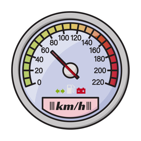 Speedometer vectorのイラスト素材