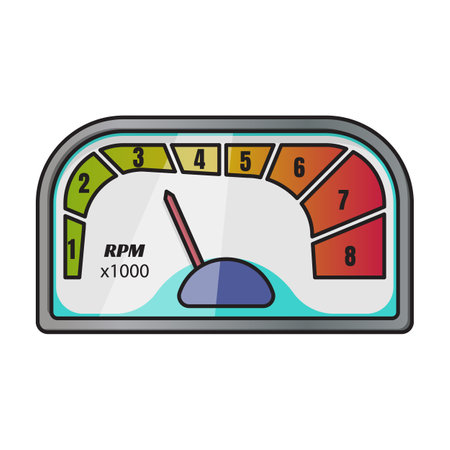 Speedometer vectorのイラスト素材
