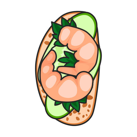 Sandwich vector iconのイラスト素材