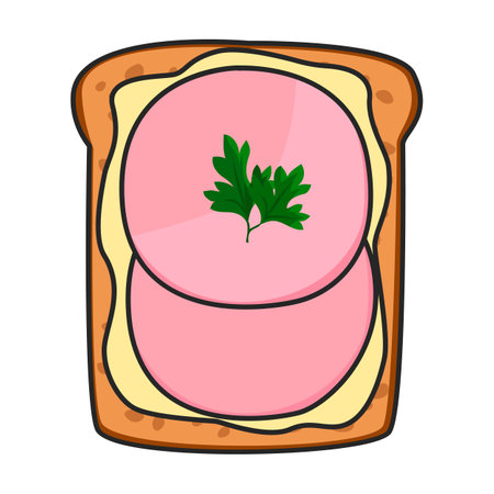 Sandwich vector iconのイラスト素材