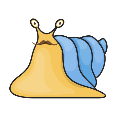 Snail vector iconのイラスト素材