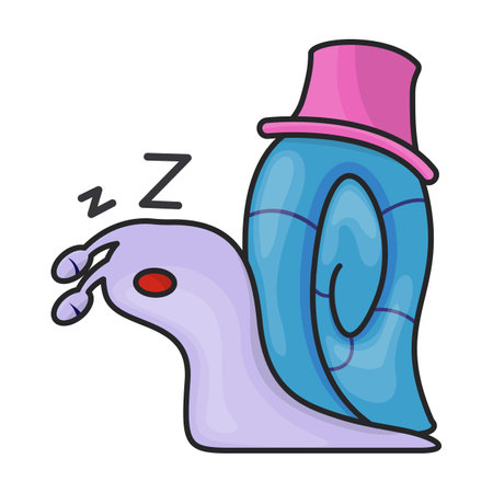 Snail vector iconのイラスト素材