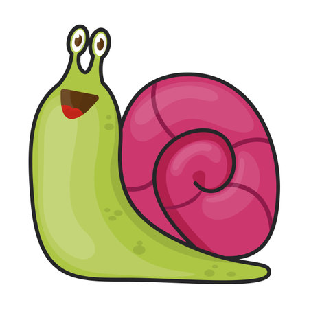 Snail vector iconのイラスト素材