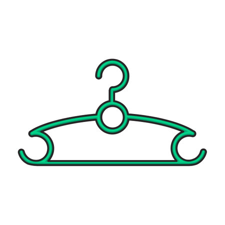 Hanger vector iconのイラスト素材