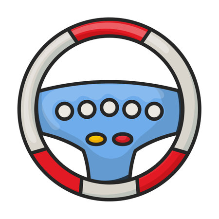 Game of joystick vector icon.Color vector logo isolated on white background game of joystick.のイラスト素材