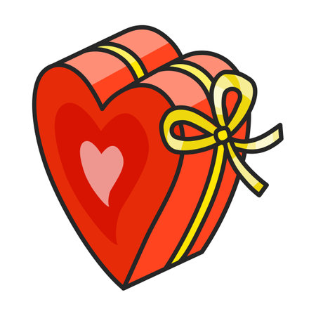 Gift box vector icon.Color vector logo isolated on white background gift box.のイラスト素材