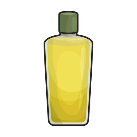 Bottle oil vector icon.Color vector logo isolated on white background bottle oil.のイラスト素材