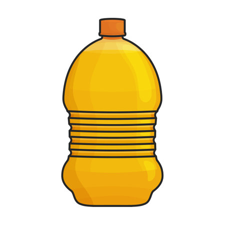 Bottle oil vector icon.Color vector logo isolated on white background bottle oil.のイラスト素材