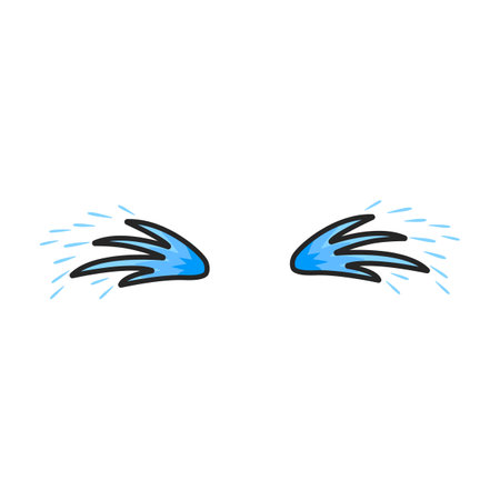 Tears vector icon.Color vector logo isolated on white background tears.のイラスト素材