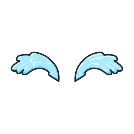 Tears vector icon.Color vector logo isolated on white background tears.のイラスト素材