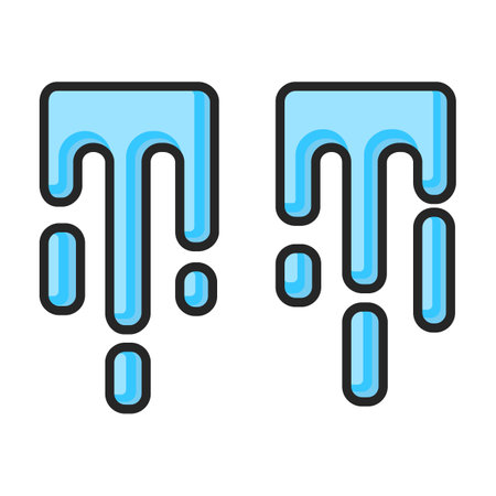 Tears vector icon.Color vector logo isolated on white background tears.のイラスト素材