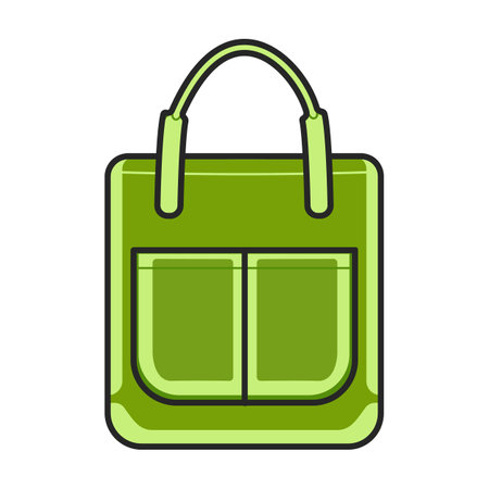 Bag vector icon.Color vector logo isolated on white background bag.のイラスト素材