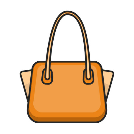 Bag vector icon.Color vector logo isolated on white background bag.のイラスト素材