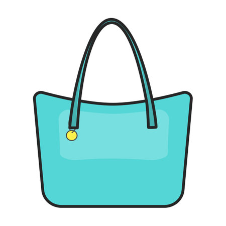 Bag vector icon.Color vector logo isolated on white background bag.のイラスト素材