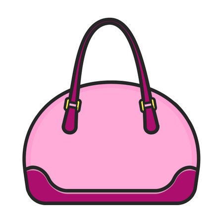 Bag vector icon.Color vector logo isolated on white background bag.のイラスト素材