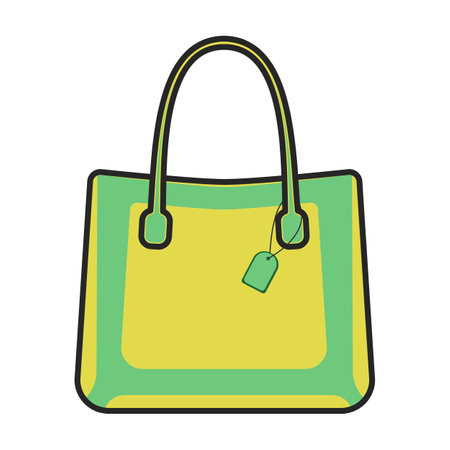 Bag vector icon.Color vector logo isolated on white background bag.のイラスト素材