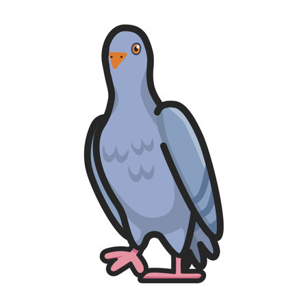 Dove of peace vector icon.Color vector logo isolated on white background dove of peace.のイラスト素材