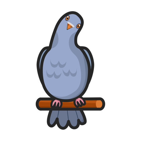 Dove of peace vector icon.Color vector logo isolated on white background dove of peace.のイラスト素材