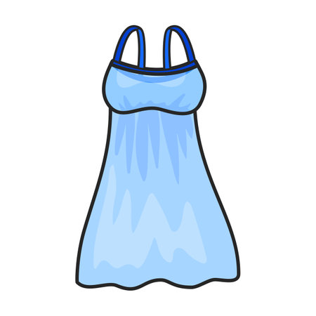 Peignoir vector icon.Color vector logo isolated on white background peignoir.のイラスト素材