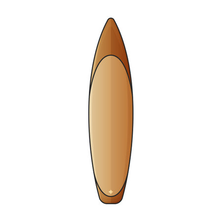 Surfboard vector icon.Color vector logo isolated on white background surfboard.のイラスト素材