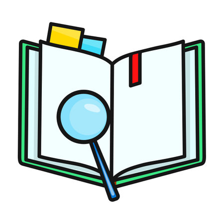Open book vector icon. Color vector logo isolated on white background open book.のイラスト素材
