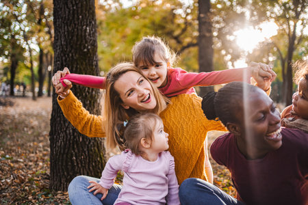 Golden Moments: Laughter and Love in the Park