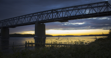 The sunsetの写真素材