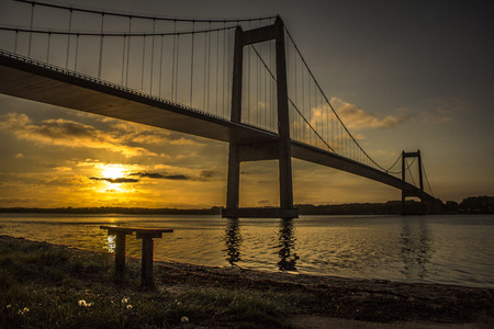 The sunsetの写真素材