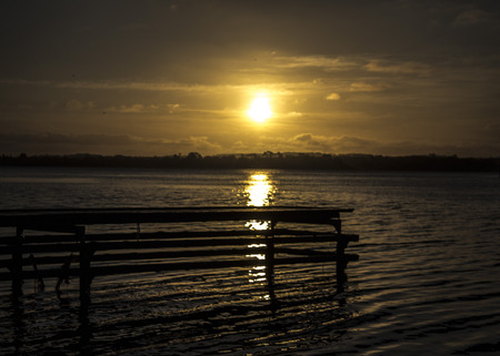 The sunsetの写真素材